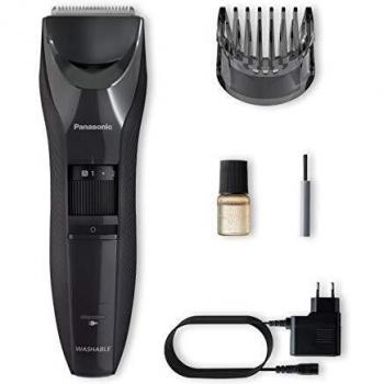 Panasonic ER-GC53 Tondeuse Cheveux Homme, Utilisation Avec/Sans Fil avec 20 Longueurs de 0,5 à 10mm, Lavable, 1 Accessoire