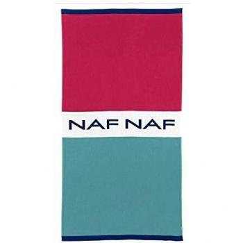 Nappe de plage NAF Mo'orea – coton pur, multicolore, 80 × 160 cm