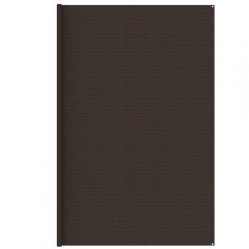 Tappeto da Campeggio 400x400 cm Marrone