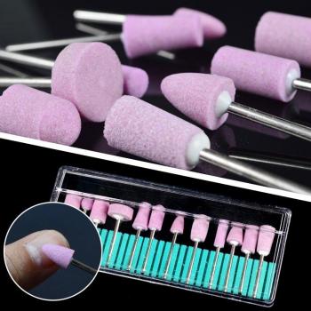 12pcs Ceramic Electric Nail Drill Bits for Nail Art
