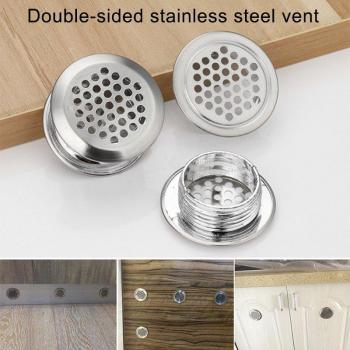Stainless Steel Air Vent Screen – 3 Round, Kitchen Cabinet Use (WWO66)