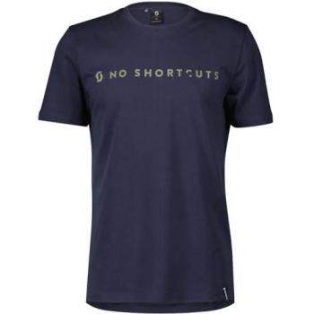 Scott Sports Herren T-Shirt No Shortcuts S/S Größe XL Blau