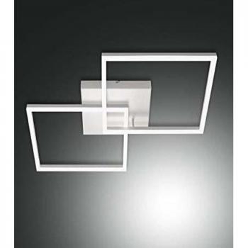 Fabas Luce Modern LED ceiling lamp Bard in white