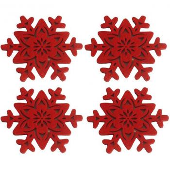 Holiday Snowflake Coaster Collection
