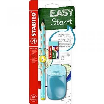 Stabilo EasyGraph Left‑Handed Blue Pencil Combo