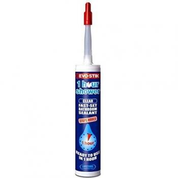 Evo-stik 1 Hour Shower Silicone Sealant