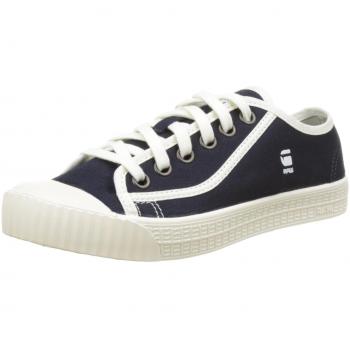 G-STAR RAW Damen Rovulc Denim Low Sneaker, Dark Navy, 36 EU