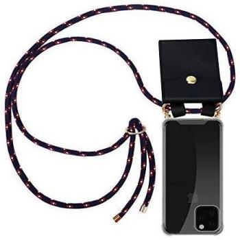 Couleur Mélange Bleu Rouge Blanc – Accessoire iPhone 11 Pro Chaîne & Étui
