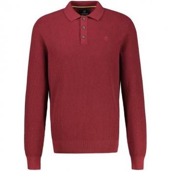 LERROS Strickpullover ohne Ausschnitt, tiefes Garnet