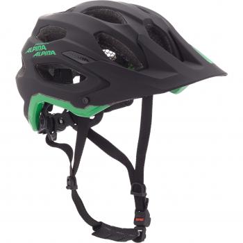 Cascos Alpina Talla 57-62, Negro/Verde