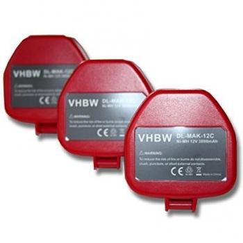Batteries de remplacement 12V pour outils 6312D, 6312DW