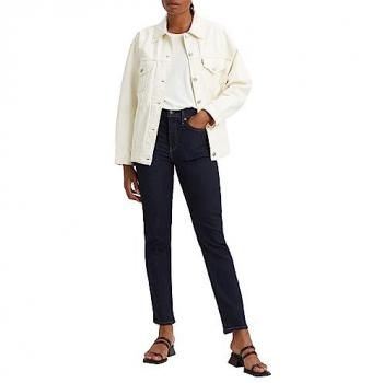 Pantalón Jeans Levi's 724 para mujer, alto, corte recto, color Dark Indigo