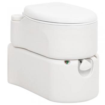 Toilette de camping vidaXL 24+17 L avec réservoir