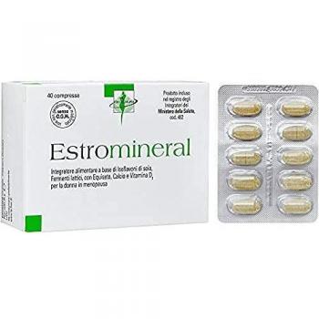 Integratore per il benessere femminile con isoflavoni di soia e fermenti lattici probiotici, con estrat
