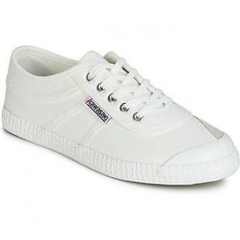 Baskets Kawasaki Original Femme Blanc Version Basse Lacets Rond