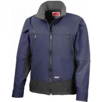 Black/Red Mens 2XL Softshell Activity Waterproof Windproof Jacket