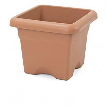 Pot carrée Terra 33 cm – Terracotta