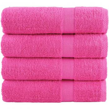 Essuie-mains de luxe SOLUND 4 pcs rose 600 g/m²