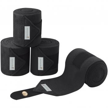 Bandes de soutien en polaire Waldhausen Modern Rosé noires