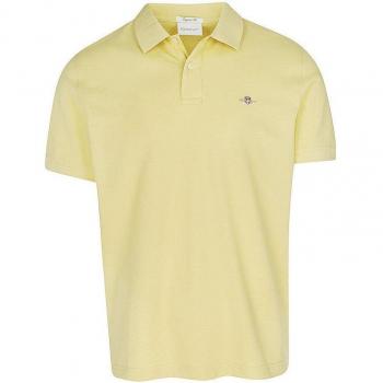 GANT SHIELD Regular Fit Poloshirt Hellgelb M