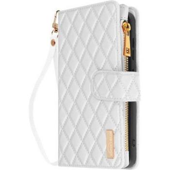 Avizar Quilted Charm Schutzcover (Samsung Galaxy S24), Smartphone Hülle, Weiß