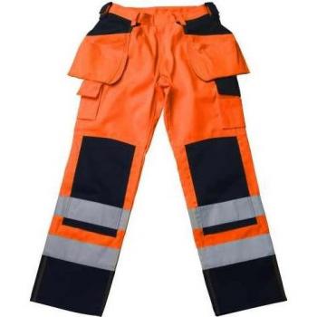 Mascot Handwerkerhose Almas – 90 cm Länge, C62 Breite, Orange/Marineblau