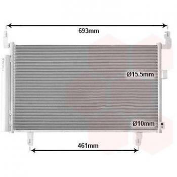 VAN WEZEL 51015704 RefriCondensador