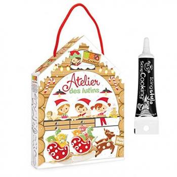 Festive Elf Pastry Set with Black Icing Pen