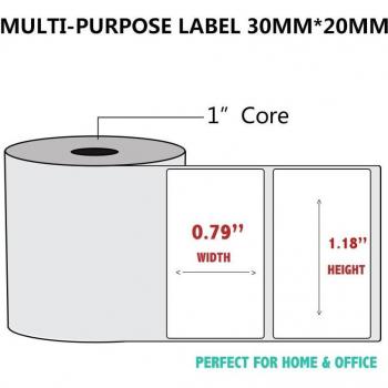 NETUM 10 Rollen Thermisch Papier voor Barcode Labels