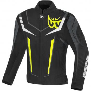 Berik Radic Evo Plus Giacca Tessile Moto Impermeabile 52 Giallo