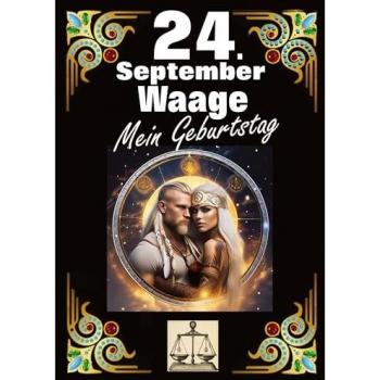 24.September, mein Geburtstag: Geboren im Zeichen der Waage. Meine Eigenschaften und Charakterzüge, meine Stärken und Schwächen, meine Geburtstagsbegleiter und historische Ereignisse.