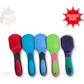 Rubber Grip Horse Mane & Tail Detangler Brush