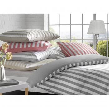 Fleuresse Porto Grey Duvet Cover 155 x 220 cm with 1 Pillowcase