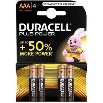 Cf 4 Pz Duracell Plus Batterie Pila Pile Alcalina Ministilo Stilo Mn2400 1,5w
