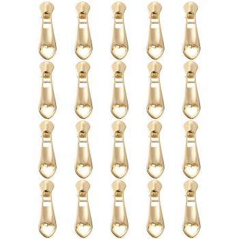 20 #5 Metal Zipper Pulls