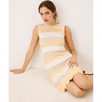 Pepe Jeans Abito Senza Maniche Ingrid Beige XS