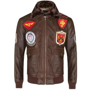 Infinity Warsaw Brown Leather Aviator – Size Small