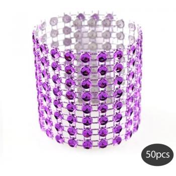 Boucles de serviette en diamant 100 pièces