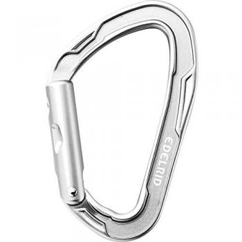Edelrid Climbing Carabiner – Mission Straight, Silver ER73753