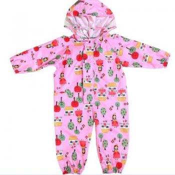 WINSTBROK Waterproof Rain Jumpsuit for Kids