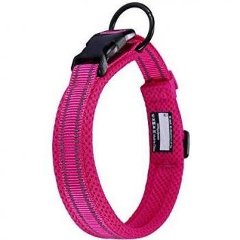Kaka mall Collier Chien Rembourré et Costaud Collier Classique pour Petit ou Gros Chien avec Bande Réfléchissante