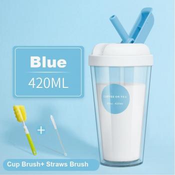 INS 420ML Reusable Smoothie Cup with Straw