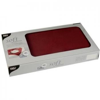 Papstar Mitteldecke Bordeaux, 80 cm x 80 cm, Soft Selection Vlies