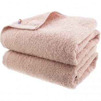 Japanese Crafted Bath Towels – Imabari Certified, Smoky Pink, 120x60 cm, 2‑Pack