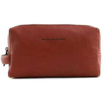 Trousse de toilette homme Piquadro marron