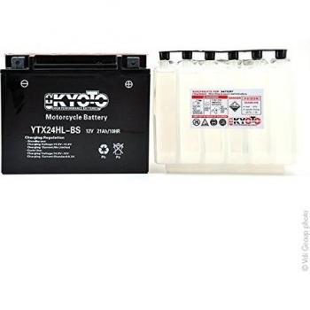 Kyoto Batterie Moto YTX24HL‑BS (dimensions 205×87×162 mm)