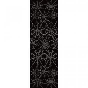 Creative Converting Tablecloth 137 x 274 cm – schwarz/grau, hochwertig gedruckt