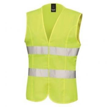 Neon Pink High-Visibility V-Neck Women's Vest – Size 16 XL