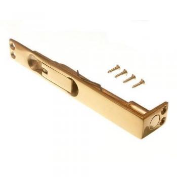 INCH Flush Bolt Slide Lever Lock Solid Brass