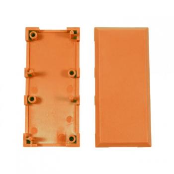 Allnet BrickRknowledge Vassoio a Due Livelli 2x1, Colore Arancione, 10 Pack